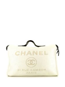 CHANEL Pre-Owned sac à main Deauville (2020) - Tons neutres