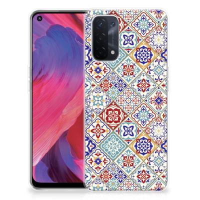 OPPO A93 5G | TPU | Siliconen hoesje | Tiles Color OPPO A93 5G | TPU | Siliconen hoesje | Tiles Color