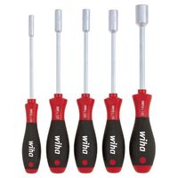 Zeskantdopsleutelset, 5-delig SoftFinish Wiha Zeskantdopsleutelset, 5-delig SoftFinish Wiha