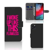 Apple iPhone 11 Pro Max Hoesje met naam Woke Up - Origineel Cadeau Zelf Maken Apple iPhone 11 Pro Max Hoesje met naam Woke Up - Origineel Cadeau Zelf Maken
