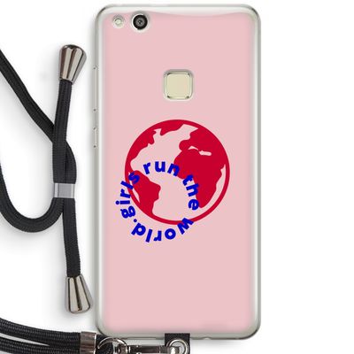 Run The World: Huawei Ascend P10 Lite Transparant Hoesje met koord