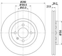 Remschijf 8DD355101831