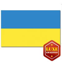 Luxe vlag Oekraine 100 x 150 cm - thumbnail