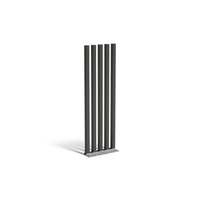 Tuinpaal set 5 stuks staal 100 x h. 300 cm