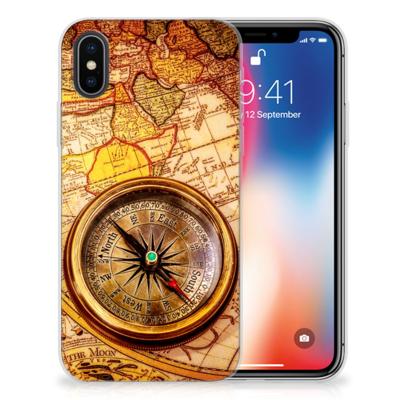 Apple iPhone X | Xs | Silliconen Back Cover | Kompas