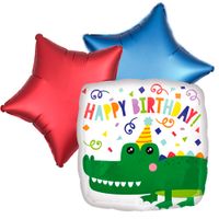 Ballonboeket gator happy birthday - thumbnail