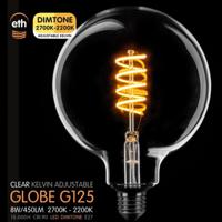 Globe 125mm helder spiraal 6W dimtone - thumbnail