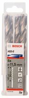 Bosch Accessoires Metaalboren HSS-G, Standard 11,5 x 94 x 142 mm 5st - 2608595080 - thumbnail