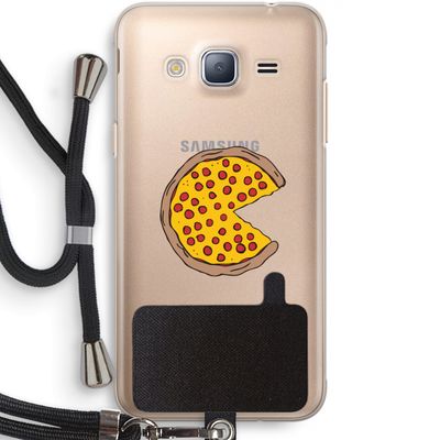 You Complete Me #2: Samsung Galaxy J3 (2016) Transparant Hoesje met koord