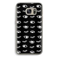 Eye pattern #3: Samsung Galaxy S7 Transparant Hoesje