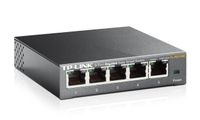 TP-LINK TL-SG105E L2 Gigabit Ethernet (10/100/1000) Zwart - thumbnail