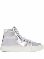 Giuseppe Zanotti baskets montantes Ecoblabber - Argent