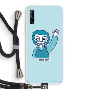 Zwaai: Huawei P Smart Pro Transparant Hoesje met koord