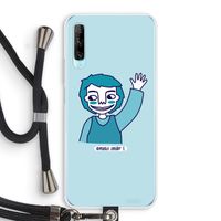 Zwaai: Huawei P Smart Pro Transparant Hoesje met koord