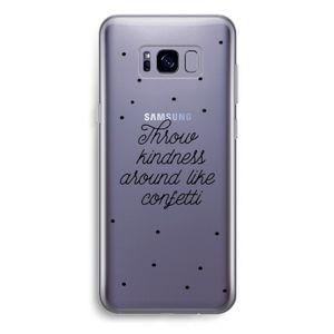 Confetti: Samsung Galaxy S8 Plus Transparant Hoesje