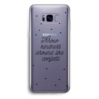 Confetti: Samsung Galaxy S8 Plus Transparant Hoesje