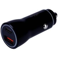 Akyga AK-CH-16 USB-oplader 36 W 1x USB-C, 1x USB-A QC 3.0, USB PD 3.0, PPS Zwart Auto, Vrachtwagen Snellader