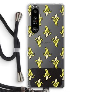 Bananas: Sony Xperia 1 III Transparant Hoesje met koord