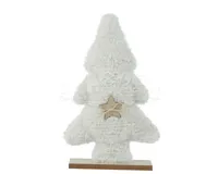 Kerstboompje Polyester Wit 38cm