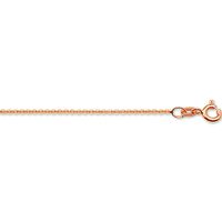 Ketting Anker Rond rosegoud 1,2 mm