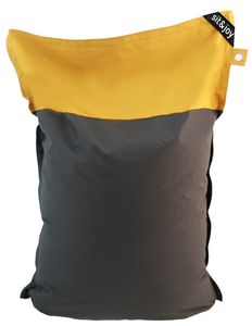 Zitzak 'Duo Largo' Mustard - Geel - Weerbestendig - Sit&Joy