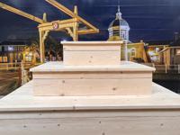 Steigerhouten Display Meubel - Meerdere Niveaus voor Winkelpresentatie