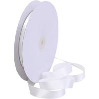 Creativ Company Satijnlint, b: 15 mm, wit, 50 m/ 1 rol