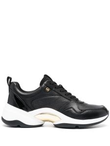Michael Michael Kors baskets en cuir à semelle épaisse - Noir