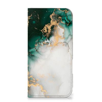 Standcase voor iPhone 16 Pro Max Marmer Groen