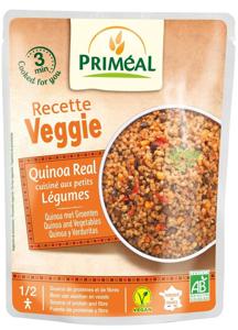 Primeal Recette Veggie Quinoa gekookt met groente bio (220 gr)