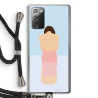 Mirror: Samsung Galaxy Note 20 / Note 20 5G Transparant Hoesje met koord