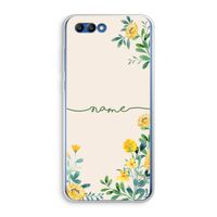 Gele bloemen: Honor 10 Transparant Hoesje