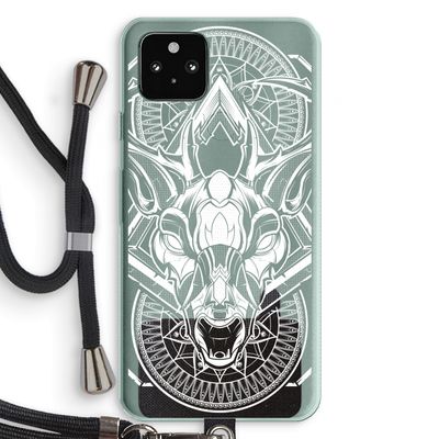 Oh Deer: Pixel 5a 5G Transparant Hoesje met koord