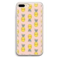 Ananas: iPhone 7 Plus Transparant Hoesje