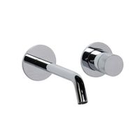 Blue Label Brondby Facet inbouw wastafelkraan 18 cm uitloop rond chroom glans