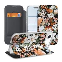 iPhone Air | Flip Style Cover | Dark Flowers