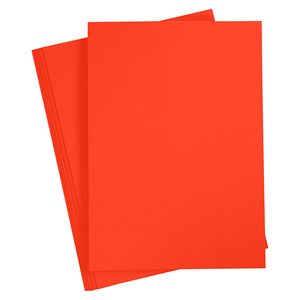 Creativ Company Gekleurd karton helder rood a4, 20 vel