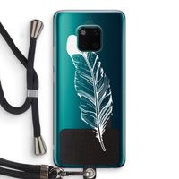 Pluim: Huawei Mate 20 Pro Transparant Hoesje met koord Pluim: Huawei Mate 20 Pro Transparant Hoesje met koord