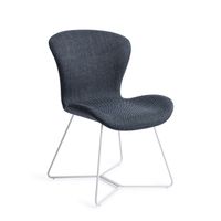 Jesper Home Eetkamerstoel 'Moji' Beehive White, kleur Mystic Marine