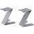 Konig & Meyer 26773 Table Monitor Z-Stand voor monitor-speakers (grijs)