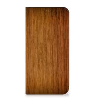 Samsung Galaxy A55 Book Wallet Case Donker Hout