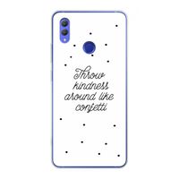 Confetti: Honor Note 10 Transparant Hoesje