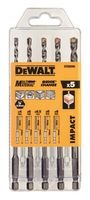 DeWalt Accessoires 5-delige IMPACT steenboren set - DT60099-QZ