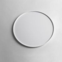 Cosmetica Plank Ideavit Solidplate 25x25x1.2 cm Solid Surface Rond Mat Wit