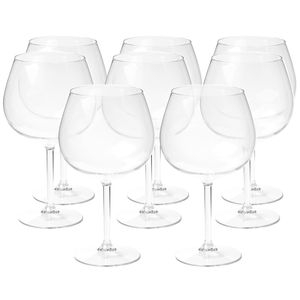 Cocktail glas - 12x - transparant - onbreekbaar kunststof - 860 ml