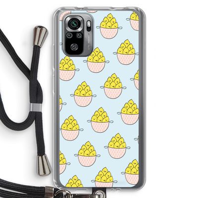 Citroenen: Xiaomi Redmi Note 10S Transparant Hoesje met koord