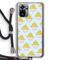 Citroenen: Xiaomi Redmi Note 10S Transparant Hoesje met koord