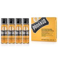 Proraso hot oil beard treatment wood & spice 4x17ml