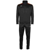 Hummel 105006K Valencia Polyester Suit Kids - Black-Orange - 116 - thumbnail