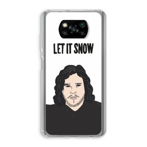 Let It Snow: Xiaomi Poco X3 NFC Transparant Hoesje
